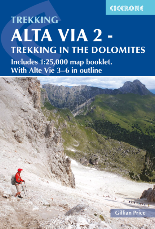 Alta Via 2 - Trekking in the Dolomites / Dolomity. Przewodnik. Cicerone