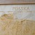 Polska. Drewniana mapa 3D. Grawerowana, 40 x 40 cm. Fragment 1