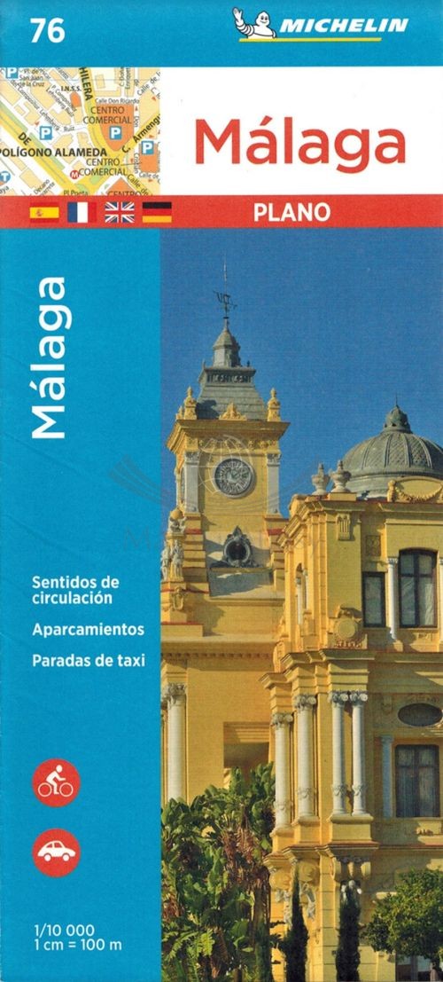 Malaga 1:10 000. Mapa / Plan miasta 76. Michelin