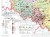 Polska 1:550 000. Mapa ścienna. Regiony i etnografia wydawnictwa Meridian. Fragment 1