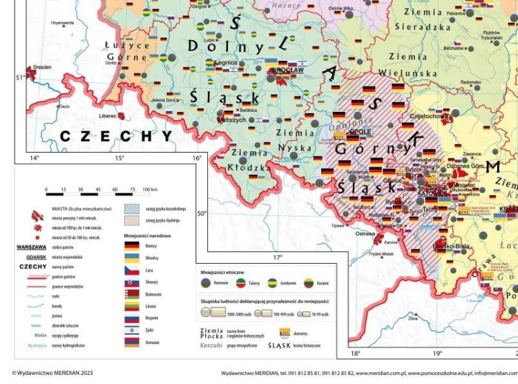 Polska. Fototapeta samoprzylepna. Regiony i etnografia wydawnictwa Meridian. Fragment 1
