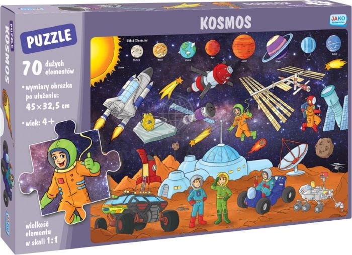 Kosmos. Puzzle wydawnictwa Jako.