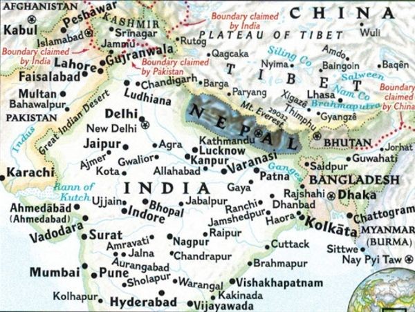 Nepal: Everest Base Camp 1:50 000. Wodoodporna mapa turystyczna wydawnictwa National Geographic. Zasięg