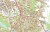 Poznań 1:16 000. Plan miasta / Mapa magnetyczna. Rama alu SLIM. Fragment 2