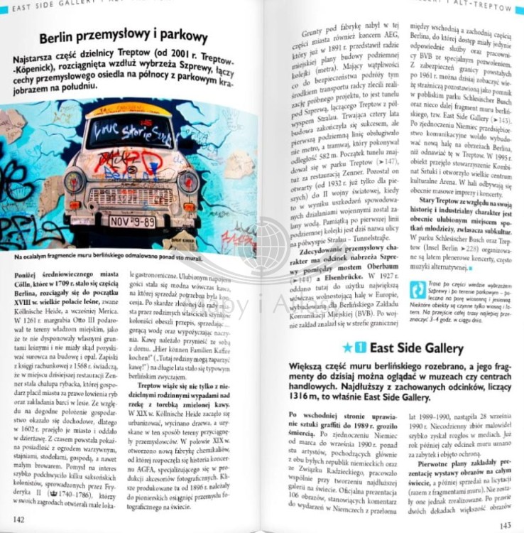 Berlin 3 w 1. Przewodnik, mapa, atlas wydawnictwa ExpressMap.  Przykładowe strony 3