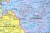 Niemcy 1:650 000. Mapa administracyjna do wpinania. Rama alu SLIM. Fragment 1