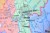 Niemcy 1:650 000. Mapa administracyjna do wpinania. Rama alu SLIM. Fragment 4