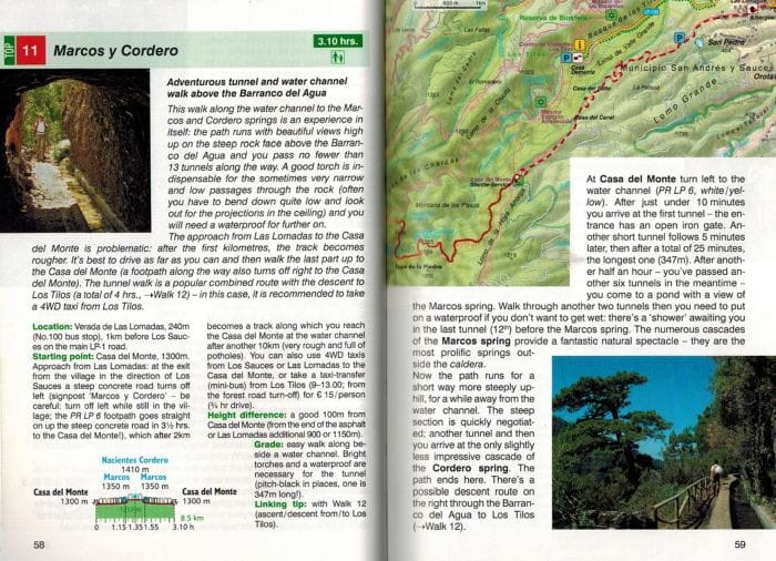 La Palma: 71 tras pieszych / La Palma: 71 walks. Przewodnik wydawnictwa Rother. Przykładowe strony