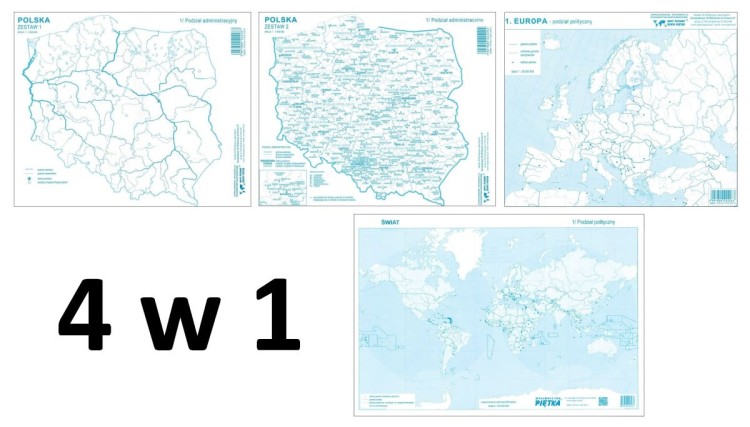 Zestaw Polska, Europa, świat bloczki bloczki - mapy konturowe.jpg