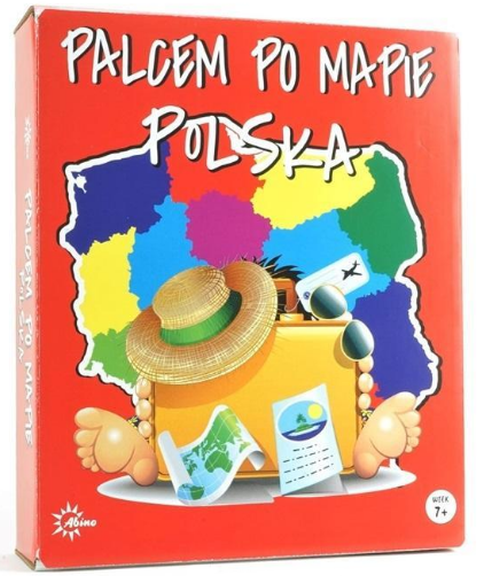 Gra edukacyjna palcem po Mapie- Polska
