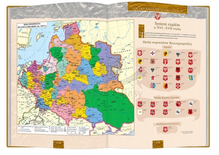 Atlas Historii Polski wydawnictwa Demart. Przykładowe strony 1