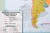 Ameryka Południowa. Ukształtowanie powierzchni. Mapa fizyczna magnetyczna. Rama alu SLIM. Fragment 9