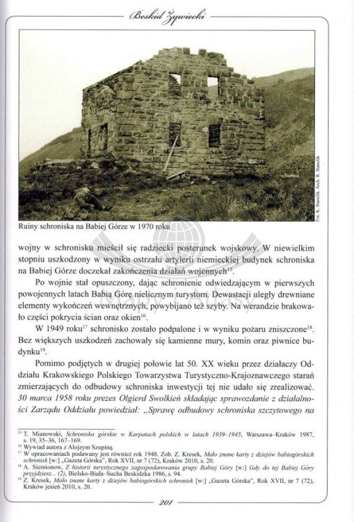 Schroniska górskie dawniej i dziś. Beskid Żywiecki wydawnictwa Logos. Przykładowa strona 1
