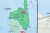 Francja 1:1 000 000. Mapa administracyjna. Kody pocztowe. Rama alu SLIM. Fragment 9