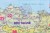 Francja 1:1 000 000. Mapa administracyjna do wpinania. Kody pocztowe. Rama alu SLIM. Fragment 6