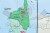 Francja 1:1 000 000. Mapa administracyjna do wpinania. Kody pocztowe. Rama alu SLIM. Fragment 9