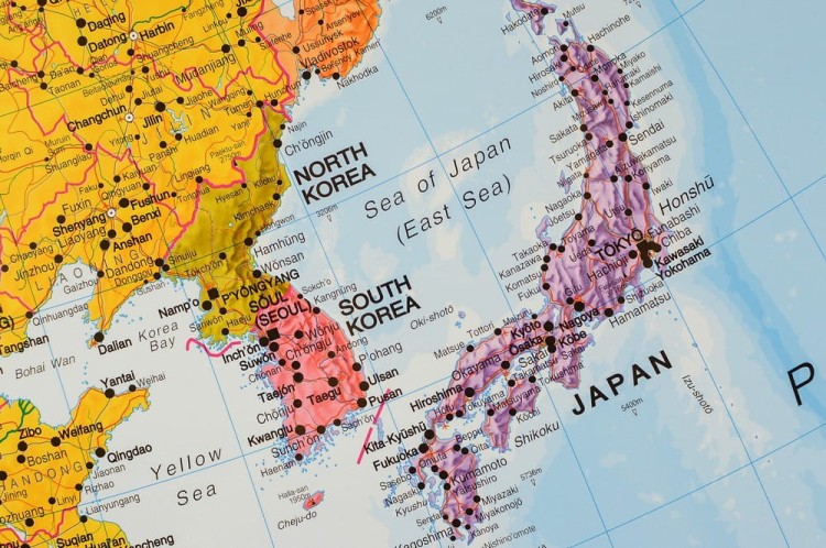 Azja 1:11 000 000. Mapa polityczna magnetyczna. Rama alu SLIM. Fragment 1