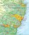 Hawaje / Hawaii. Wodoodporna mapa turystyczno-samochodowa wydawnictwa ITMB. Fragment 2