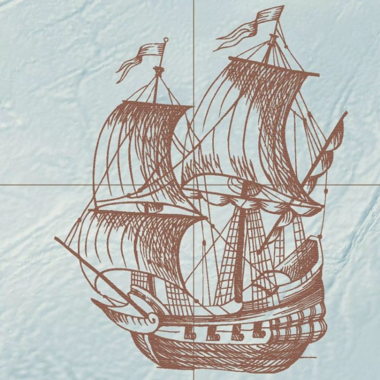 Świat 1:21 200 000. Mapa ścienna polityczna, stylizowana. Fragment 5