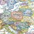 Świat 1:30 000 000. Arkusz, mapa ścienna polityczna, stylizowana. Fragment 1