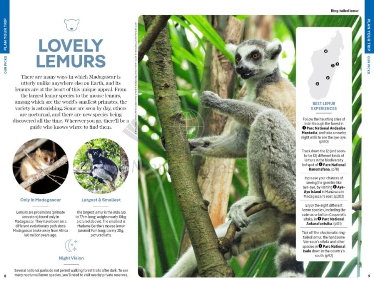 Madagaskar / Madagascar. Przewodnik wydawnictwa Lonely Planet. Fragment 2.