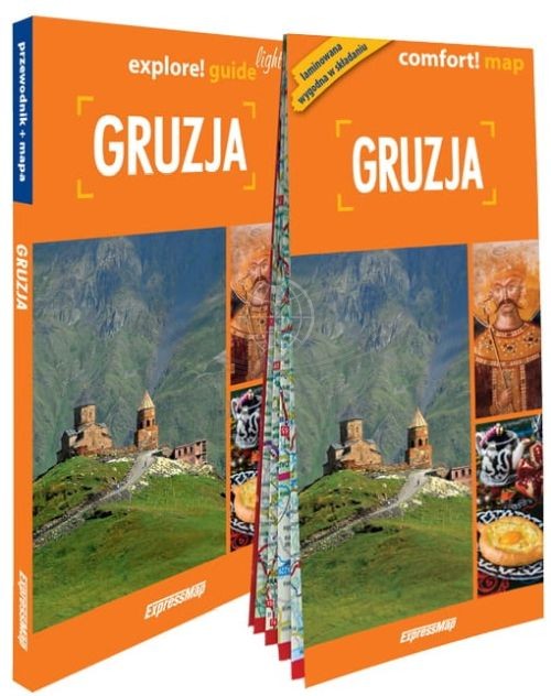 Gruzja. Przewodnik light + laminowana mapa wydawnictwa ExpressMap. Okładka.