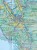 Wybrzeże Pacyfiku. Mapa samochodowo-turystyczna. Wydawnictwa ITMB. Fragment 1