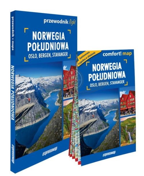 Norwegia Południowa. Przewodnik light + laminowana mapa. Wyd. 2026. ExpressMap