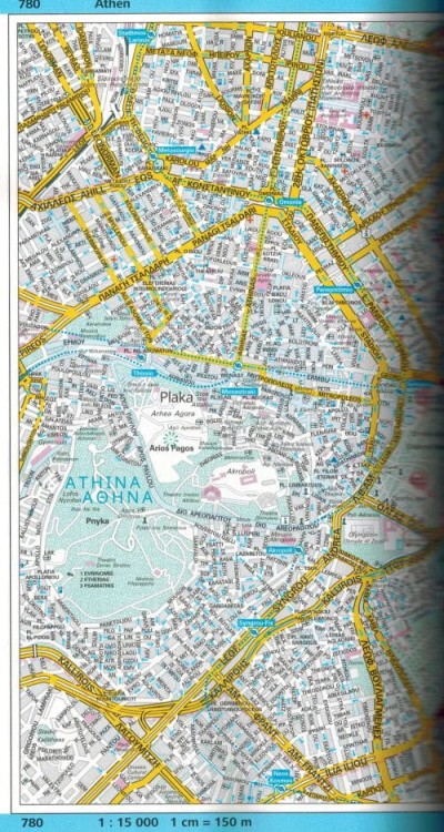 Niemcy, Europa. Atlas samochodowy Grosse wydawnictwa ADAC. Mapa poglądowa Europy - przykładowy arkusz