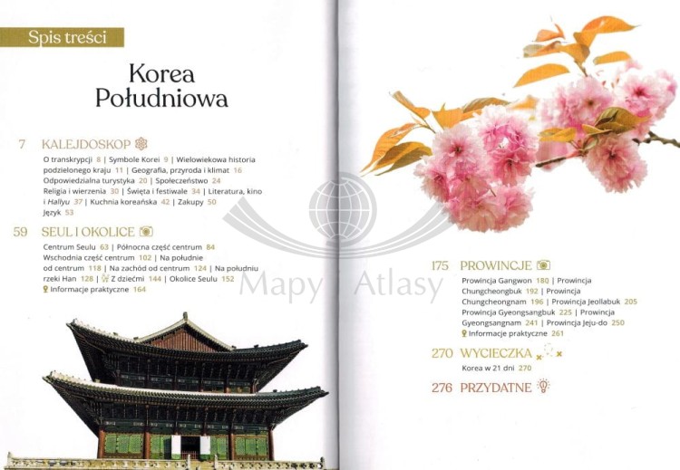 Korea Południowa. Przewodnik. Złota Seria wydawnictwa Pascal. Spis treści