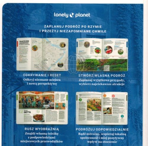 Rzym. Przewodnik wydawnictwa Lonely Planet. Okładka - tył