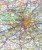 Polska 1:700 000. Mapa samochodowa wydawnictwa ExpressMap. Fragment 1