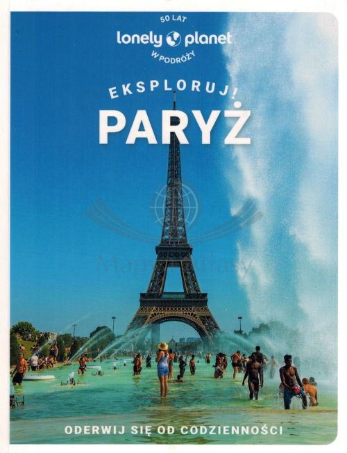 Paryż. Przewodnik. wydawnictwa Lonely Planet. Okładka