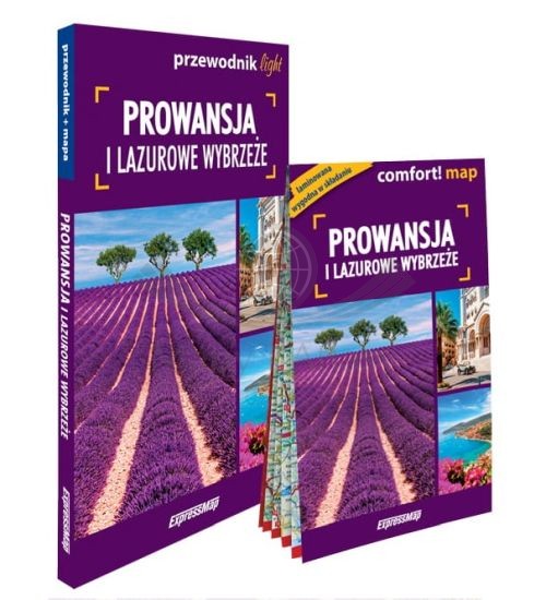 Prowansja i Lazurowe Wybrzeże. Przewodnik light + laminowana mapa wydawnictwa Expressmap. Okładka