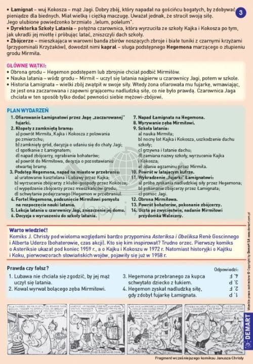 Ściągi do polskiego wydawnictwa Demart. Przykładowe karty - strona 2