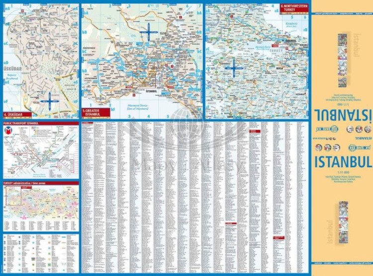 Stambuł / Istanbul 1:11 000. Mapa turystyczna / plan miasta wydawnictwa Borch. Pierwsza strona