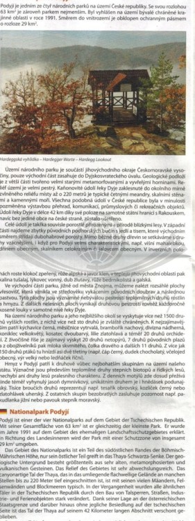 Podyji - Thayatal / Park Narodowy Podyje. Wodoodporna mapa turystyczna 44 w etui wydawnictwa Geodezie On Line. Fragment 3
