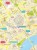 Londyn. Wodoodporna mapa / Plan miasta. City map wydawnictwa  Lonely Planet.  Fragment