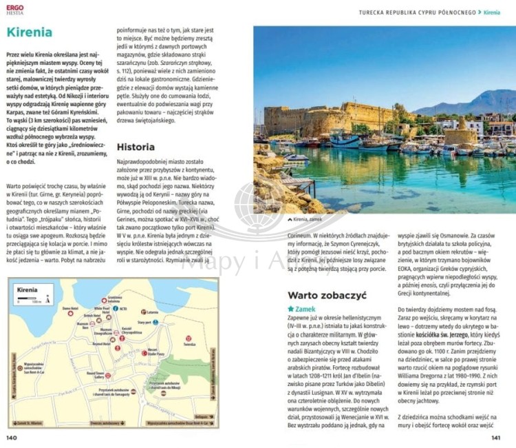 Cypr. Przewodnik travelbook wydawnictwa Bezdroża. Przykładowe strony 1