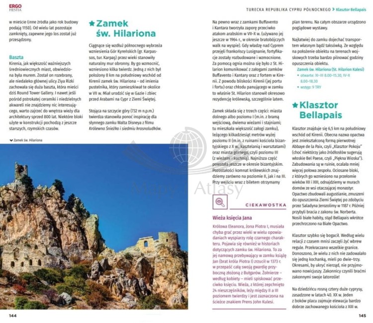 Cypr. Przewodnik travelbook wydawnictwa Bezdroża. Przykładowe strony 2