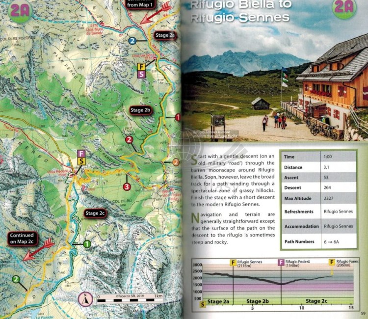 Trekking in the Dolomites AV1 / Dolomity. Przewodnik wydawnictwa IGN. Fragment 2