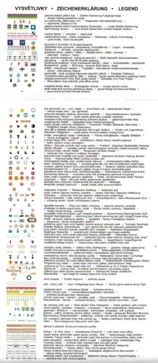 Las Sławkowski / Slavkovsky Les. Mapa turystyczna 72 w etui wydawnictwa Geodezie On Line. Legenda