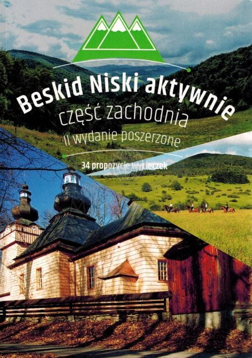 Beskid Niski aktywnie - część zachodnia. Przewodnik turystycz. Okładka