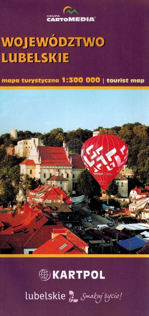 Województwo lubelskie 1:300 000.  Mapa turystyczna. Kartpol