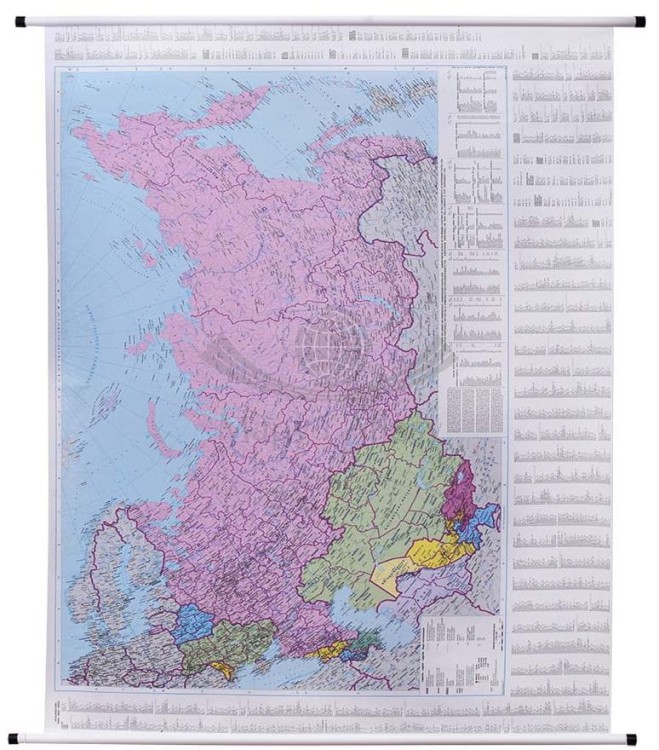 Europa Wschodnia. Mapa ścienna drogowo-polityczna wydawnictwa Freytag & Berndt. Druga strona