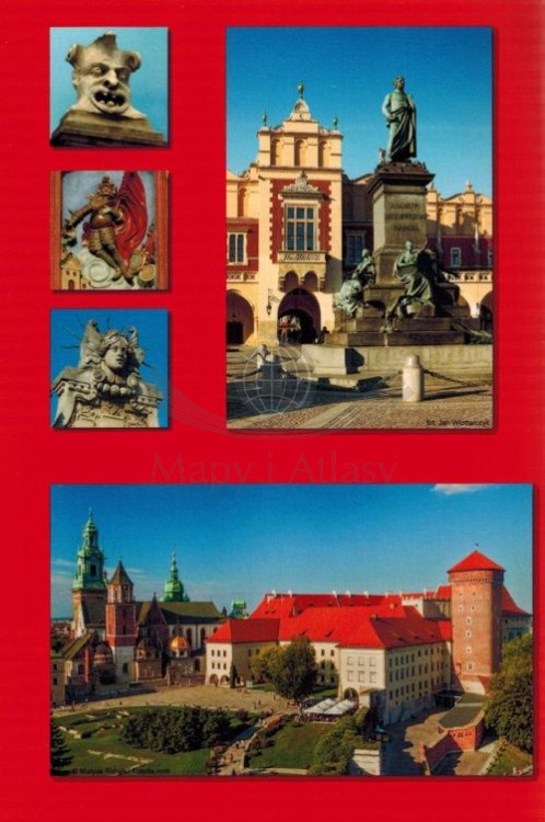 Kraków / Cracow. Przewodnik + mapa wydawnictwa Gauss. Okładka - tył