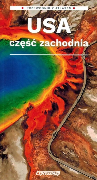 USA / Stany Zjednoczone cz. zachodnia. Przewodnik z atlasem wydawnictwa ExpressMap. Okładka