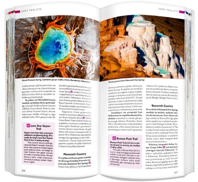 USA / Stany Zjednoczone cz. zachodnia. Przewodnik z atlasem wydawnictwa ExpressMap. Przykładowe strony 4