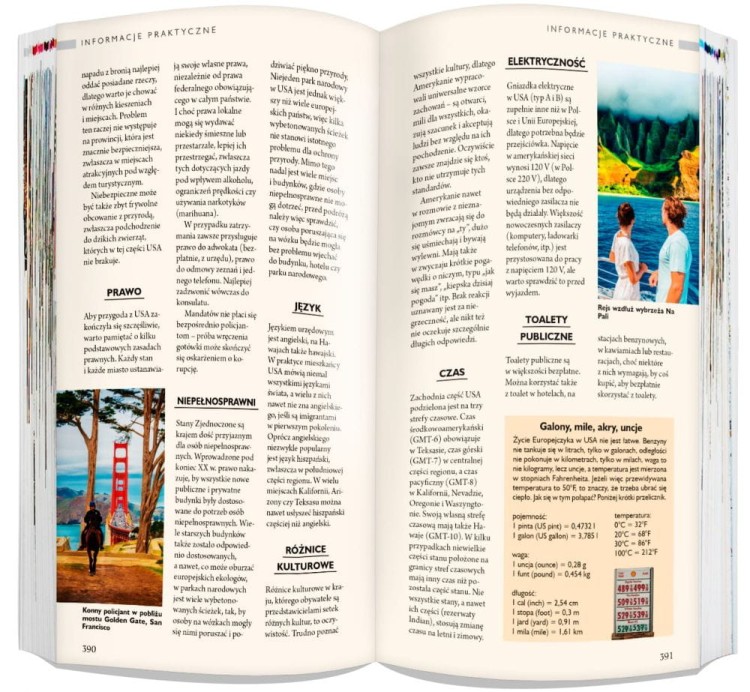 USA / Stany Zjednoczone cz. zachodnia. Przewodnik z atlasem wydawnictwa ExpressMap. Przykładowe strony 6