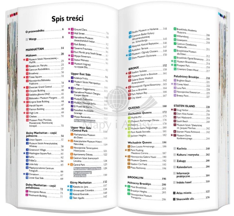 Nowy Jork. Przewodnik z atlasem wydawnictwa ExpressMap. Spis treści
